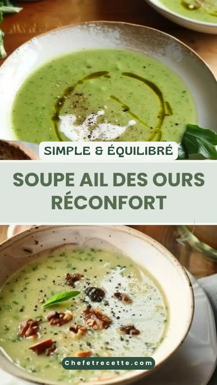 Soupe ail des ours réconfort