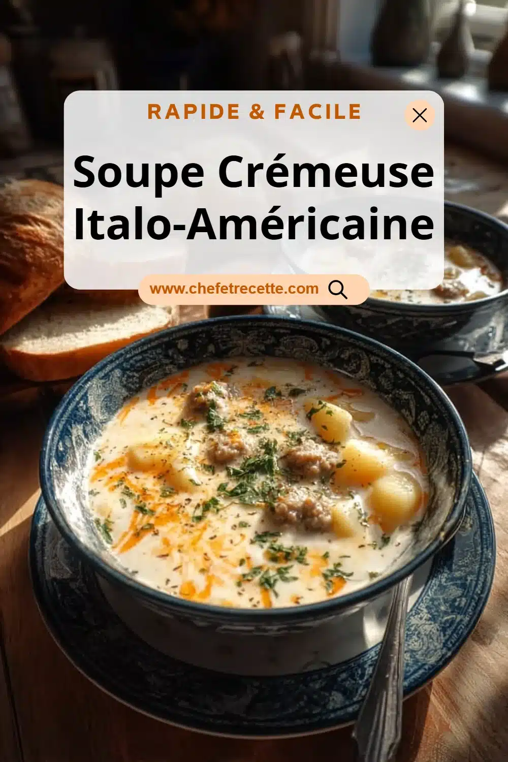 Soupe Crémeuse Italo-Américaine