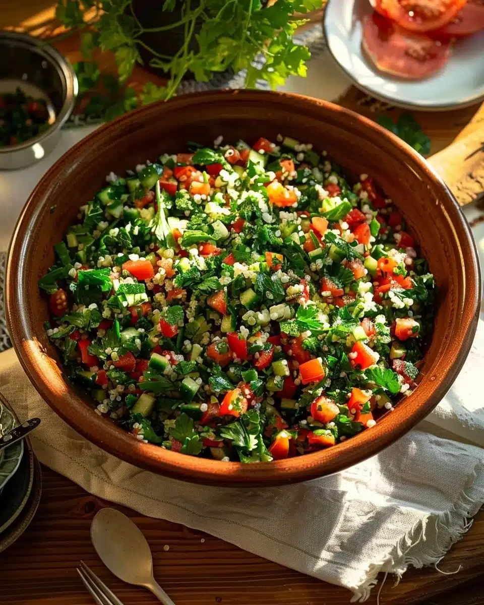 Recette de taboulé maison ultra simple avec ingrédients frais