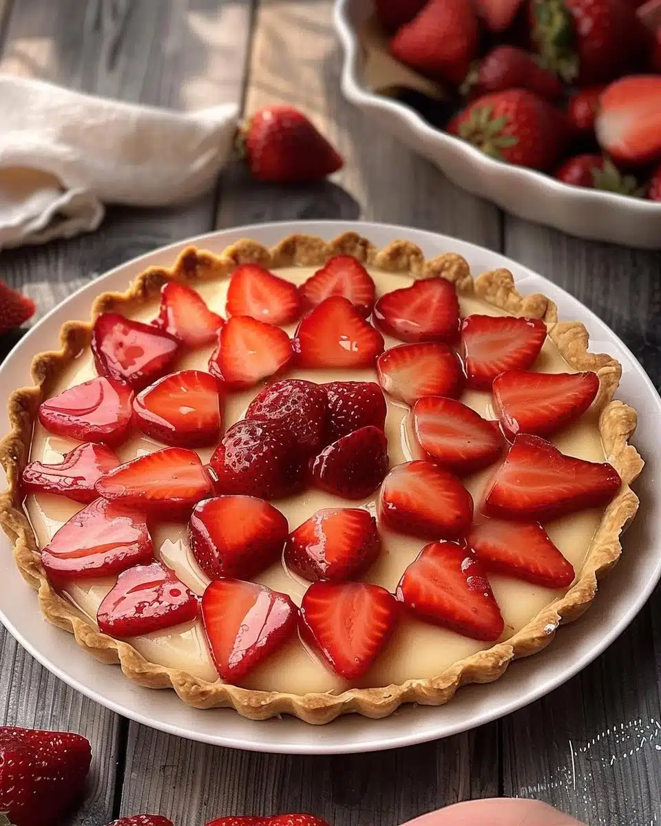 Tarte aux fraises