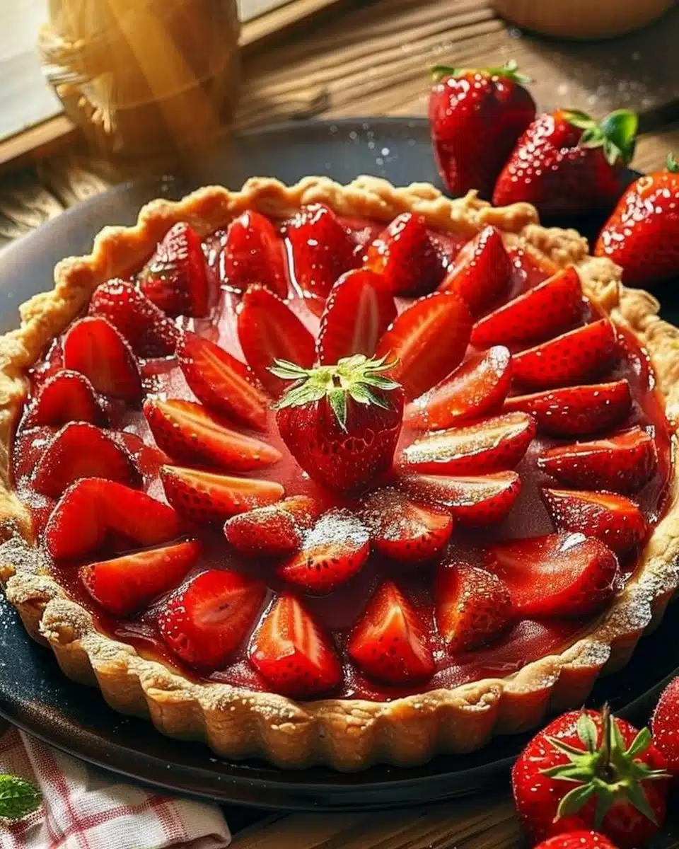 Tarte aux fraises