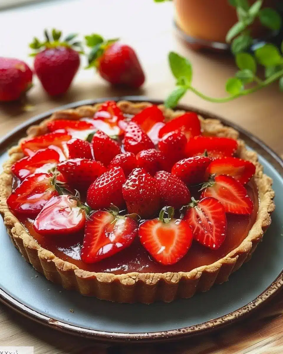 Tarte aux fraises