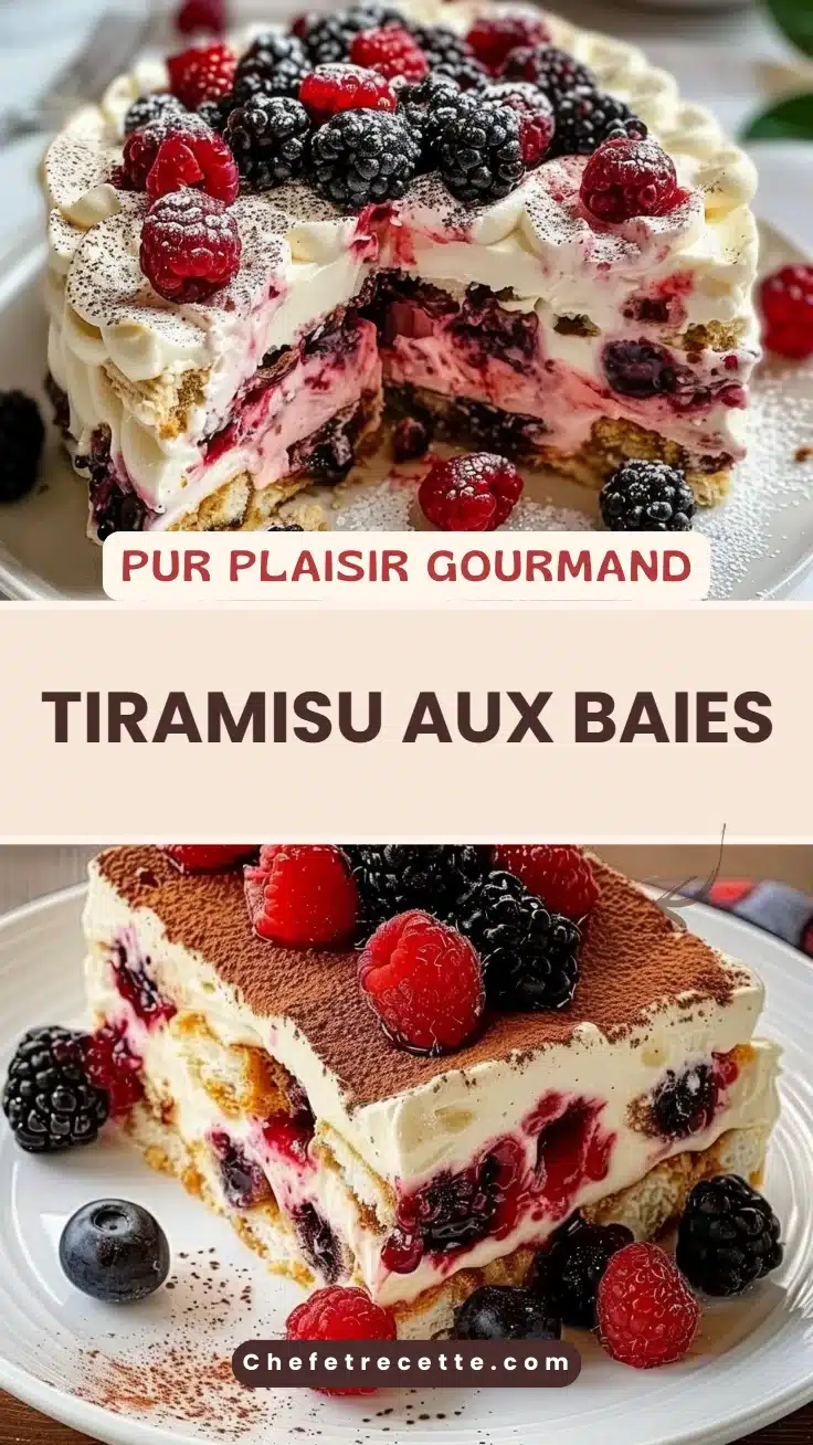 Tiramisu aux baies