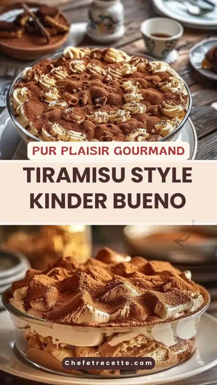 Tiramisu style Kinder Bueno