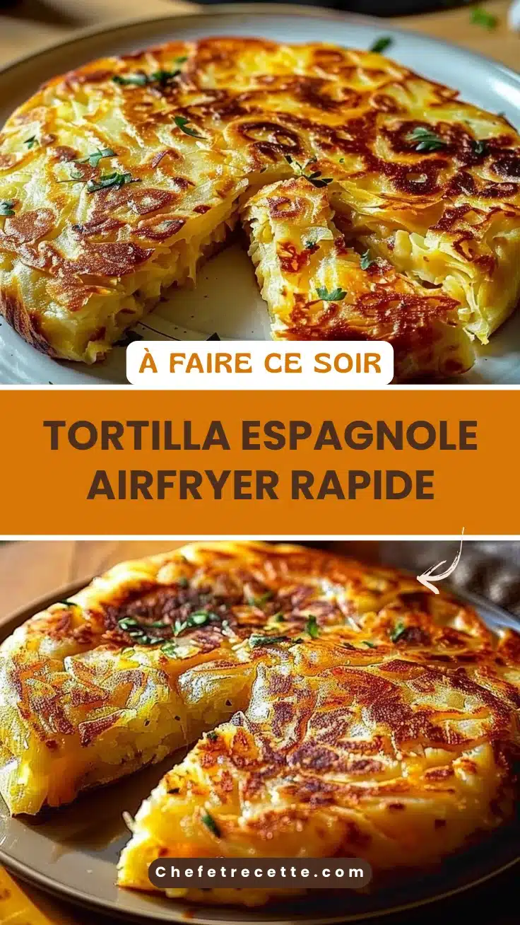 Tortilla espagnole Airfryer Rapide