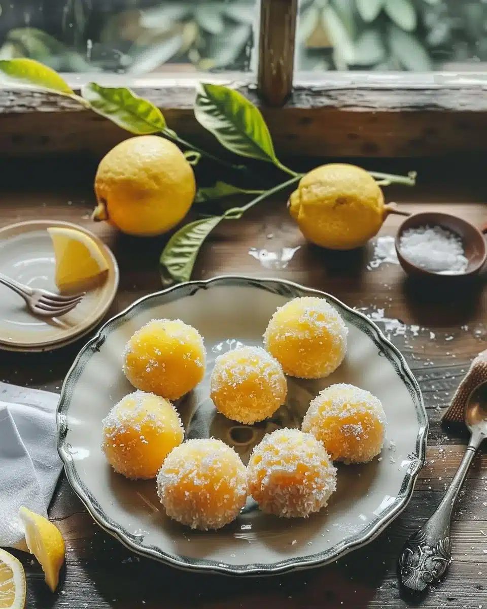 Truffes au Citron préparées en 10 minutes, un dessert délicieux et rapide