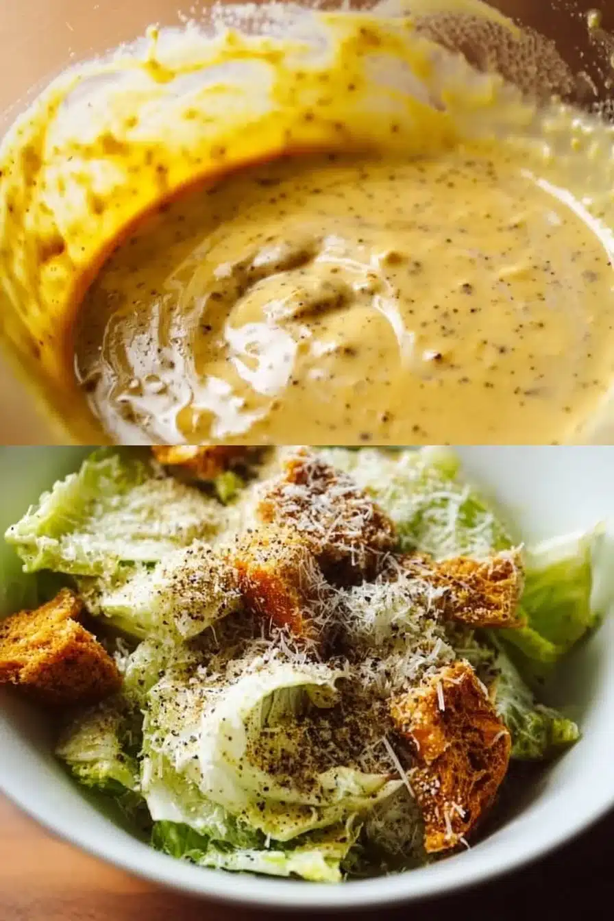 Recette de Vinaigrette César Maison savoureuse et facile à réaliser