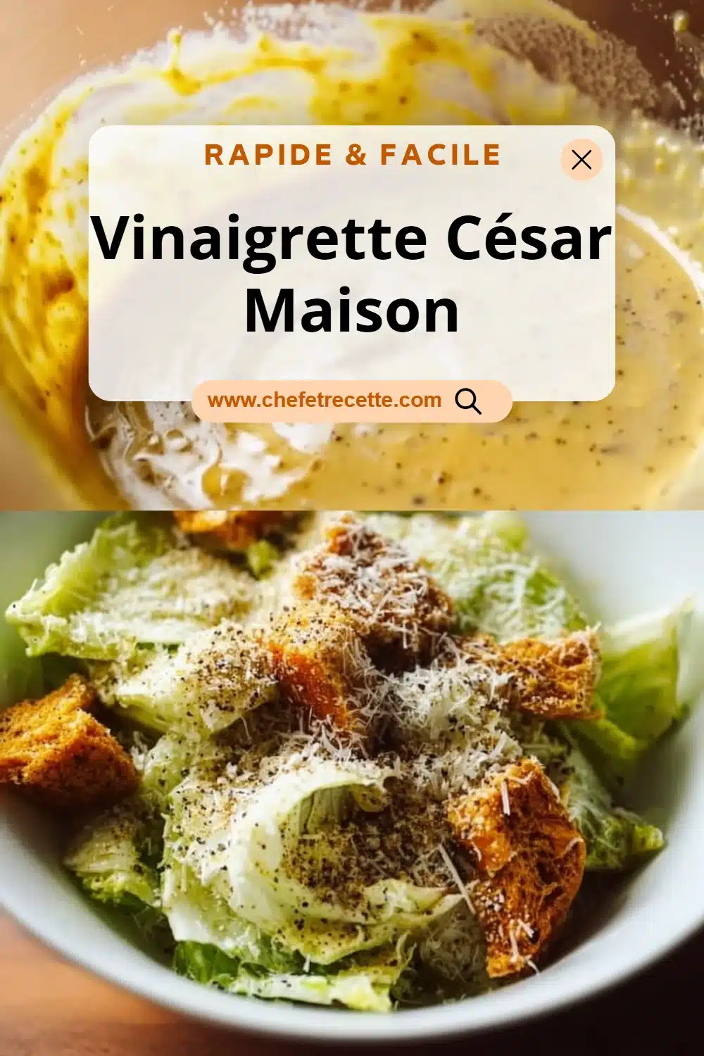 Vinaigrette César Maison