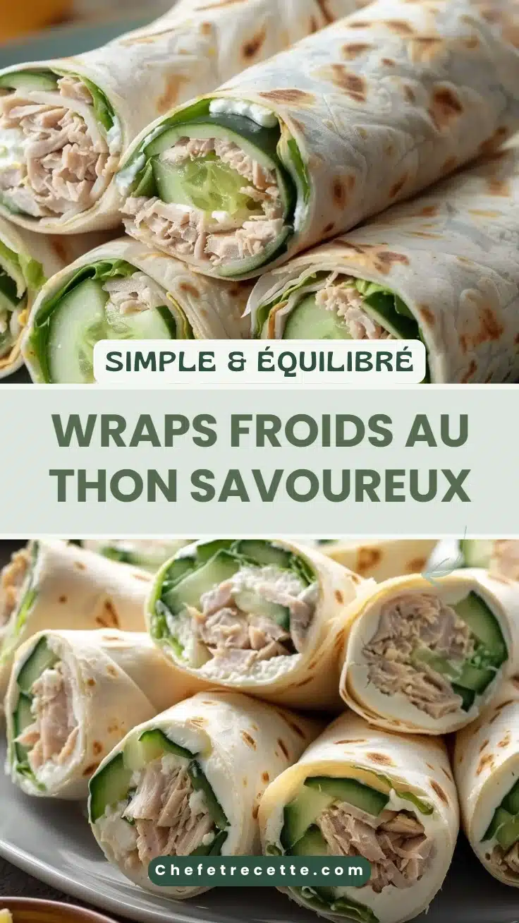Wraps Froids au Thon Savoureux