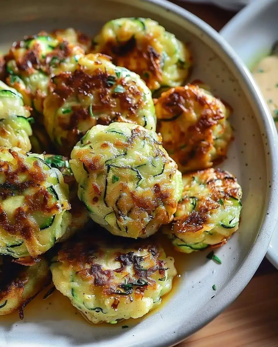 Crispy Zucchini Balls