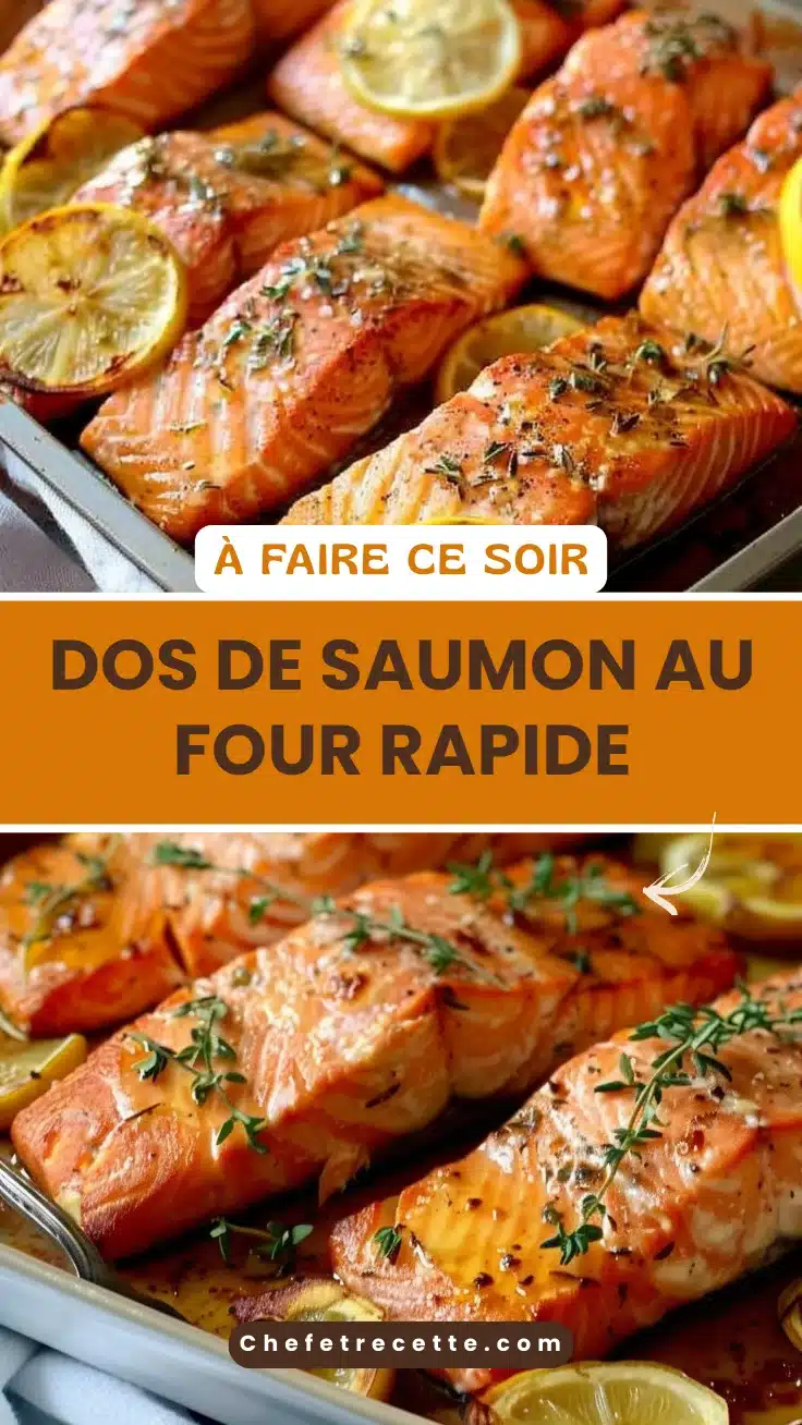 Dos de saumon au four rapide