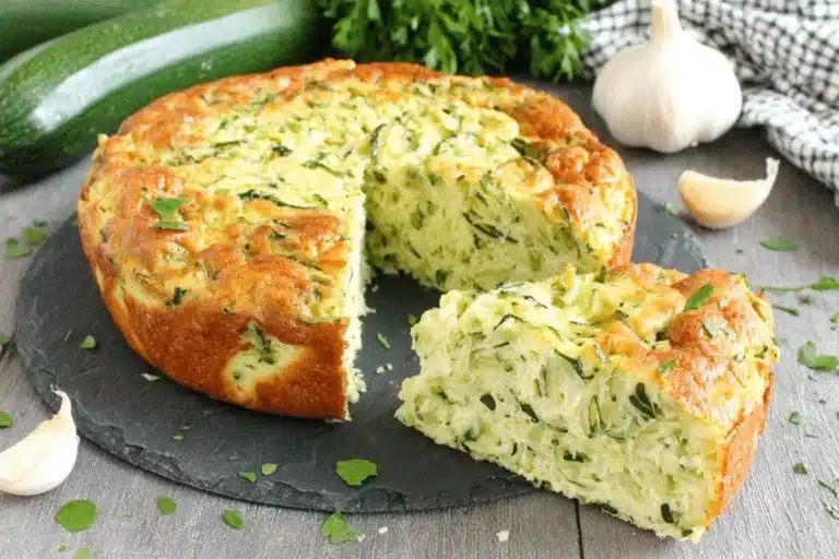 Flan de courgettes léger, saveur délicieuse et recette saine.