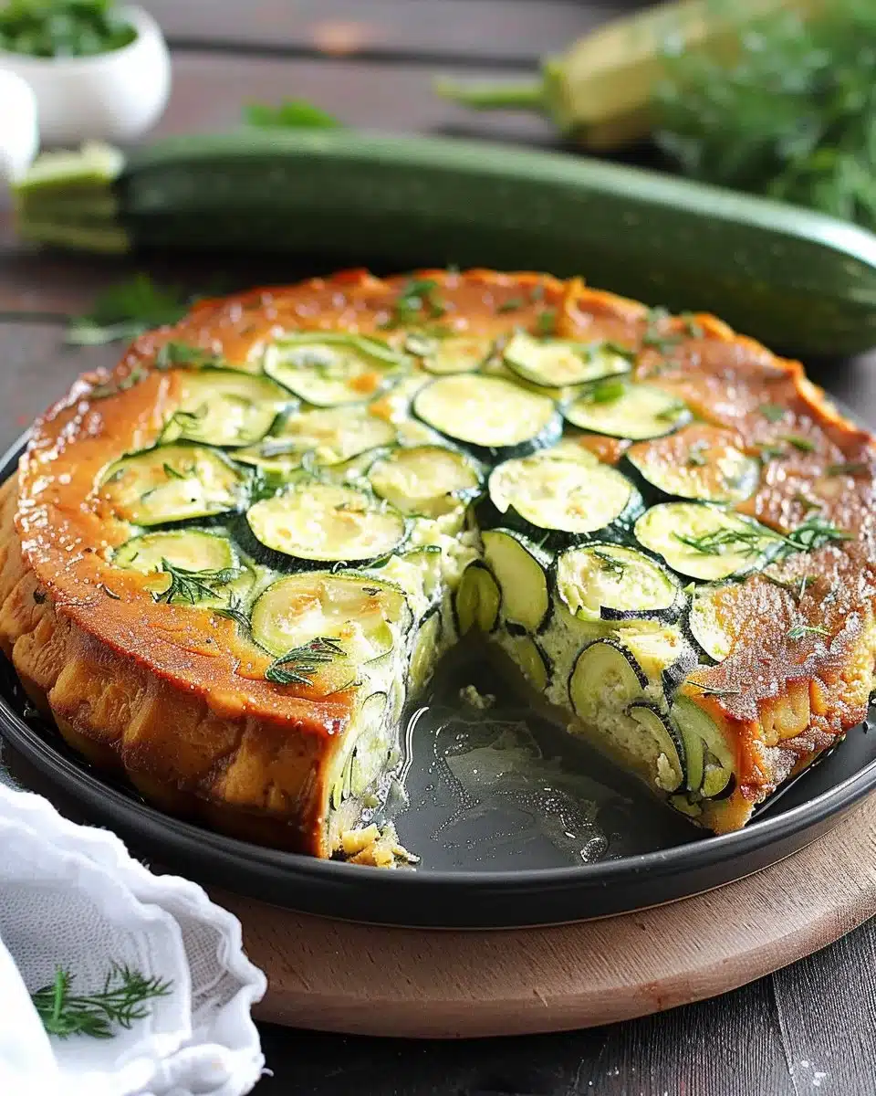 Flan de courgettes rapide – Recette légère et savoureuse