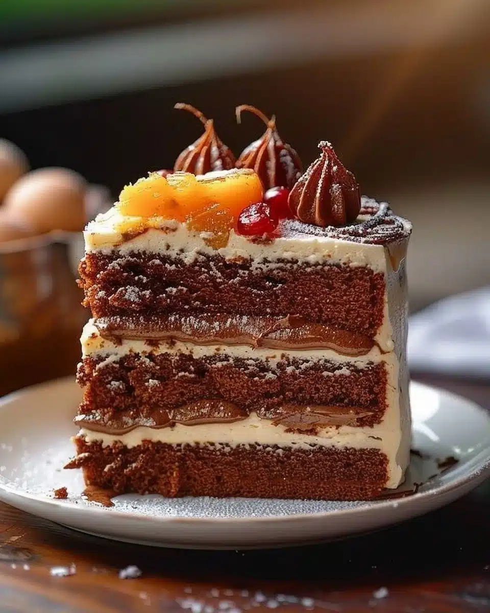 Gâteau d'anniversaire au chocolat