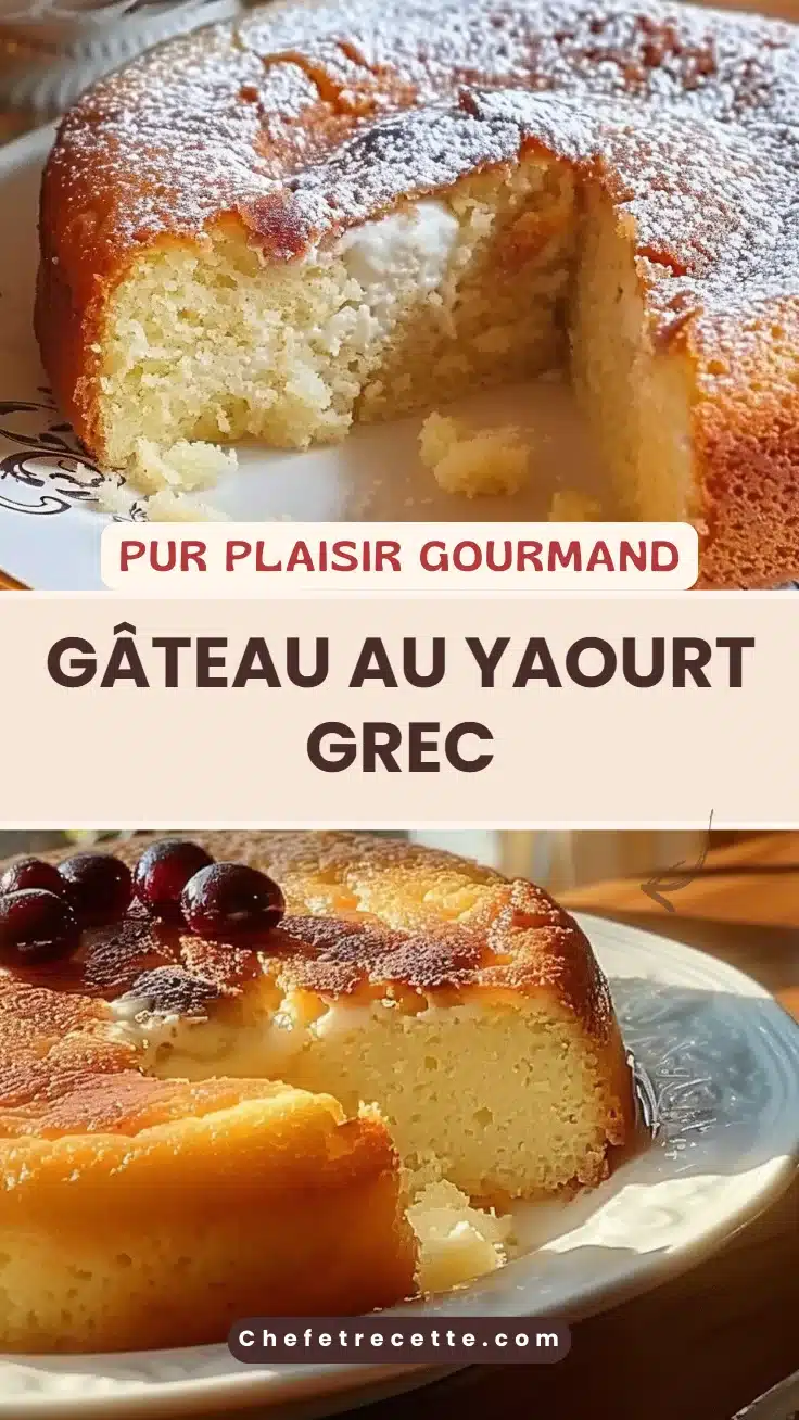 Gâteau au yaourt grec