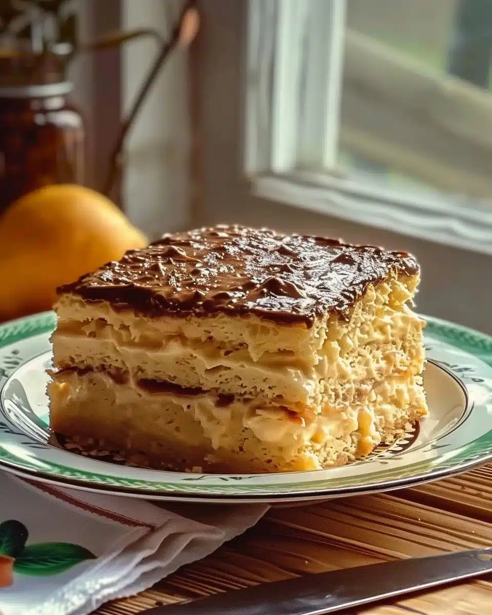Gâteau de biscuits sans cuisson