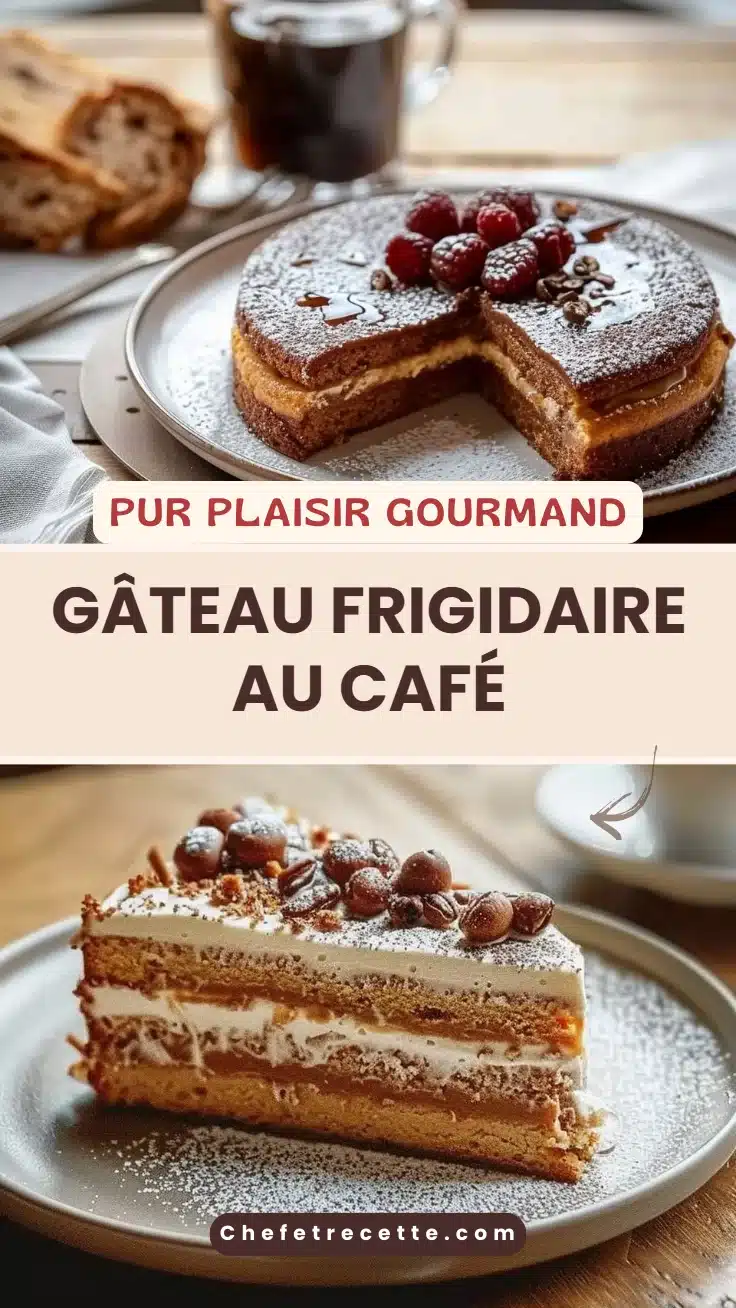 Gâteau frigidaire au café