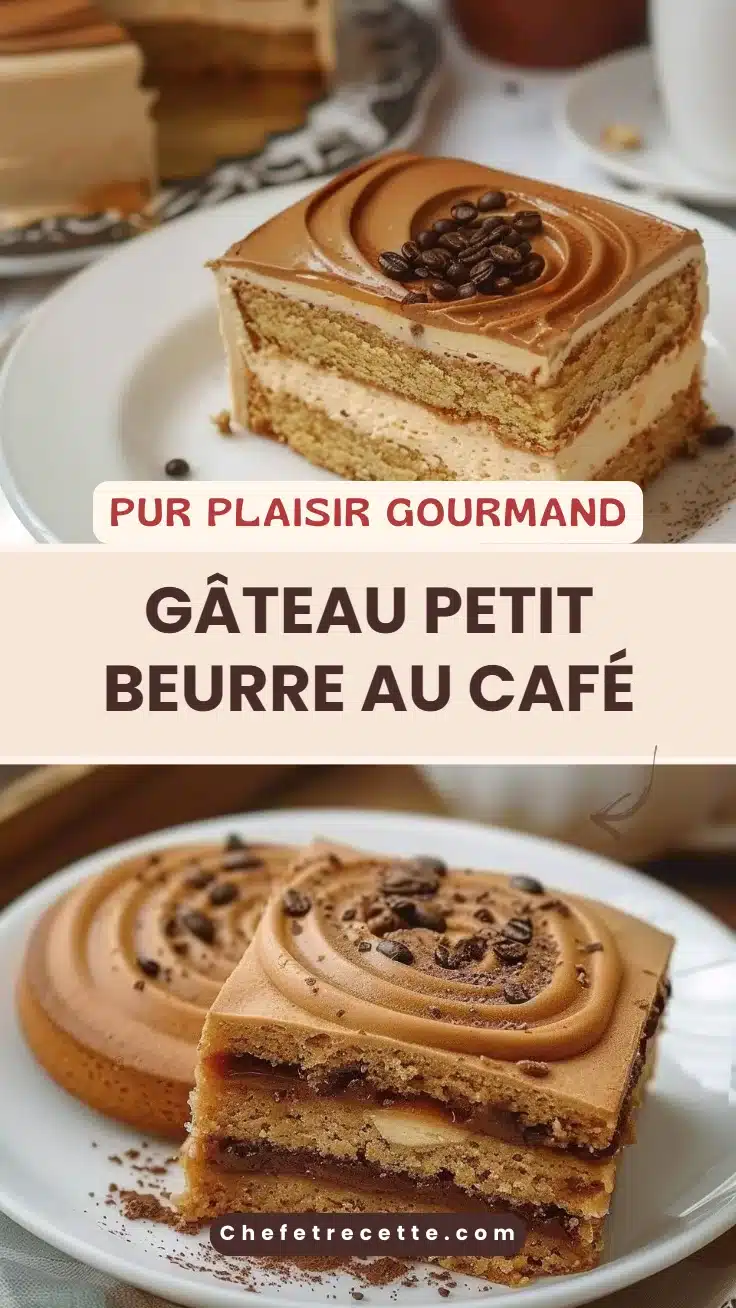 Gâteau Petit Beurre au café