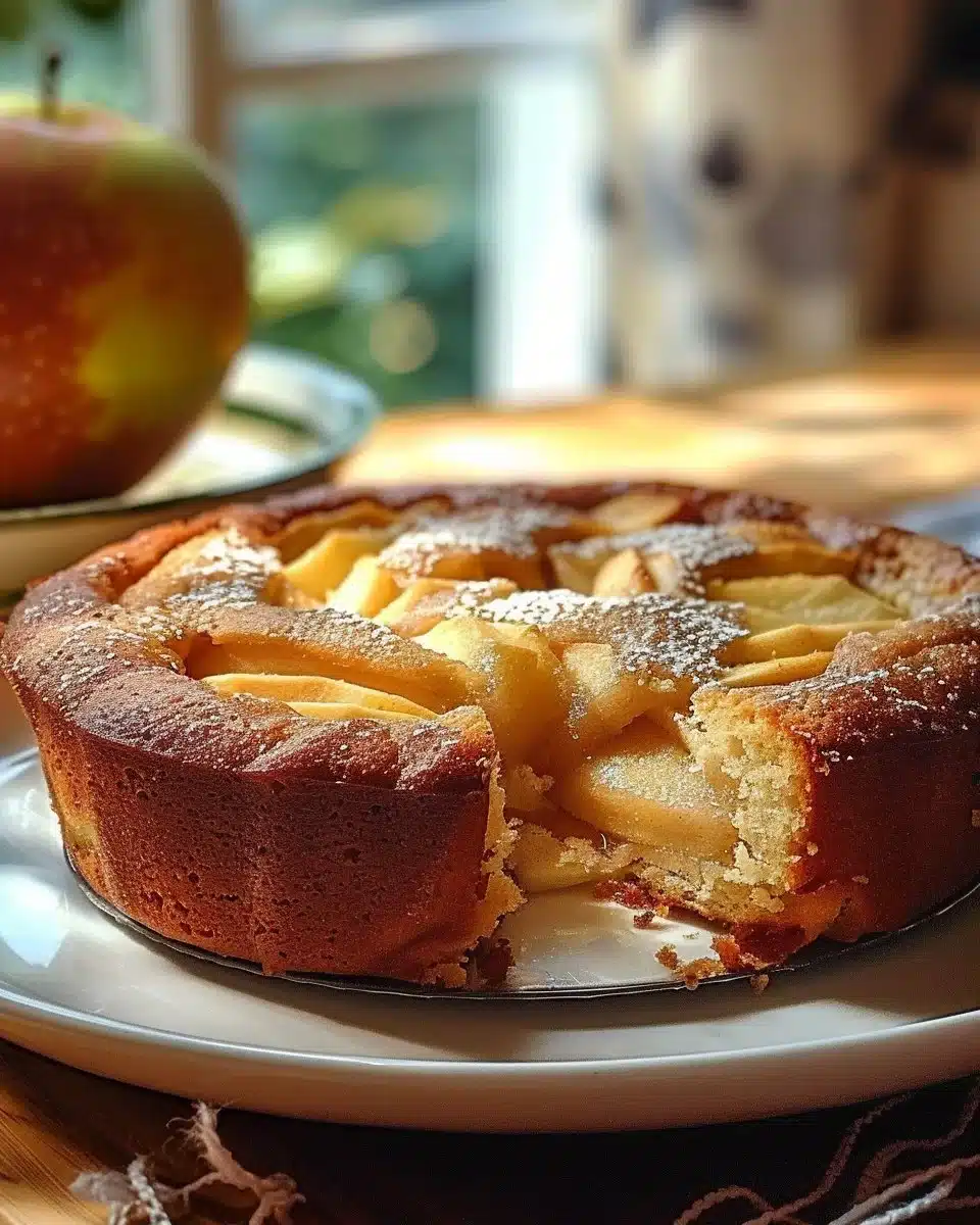 Gâteau aux pommes à tomber par terre