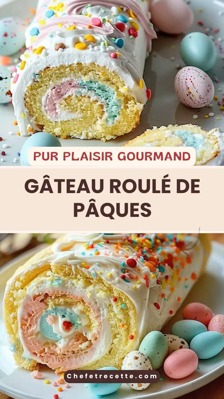 Gâteau roulé de Pâques