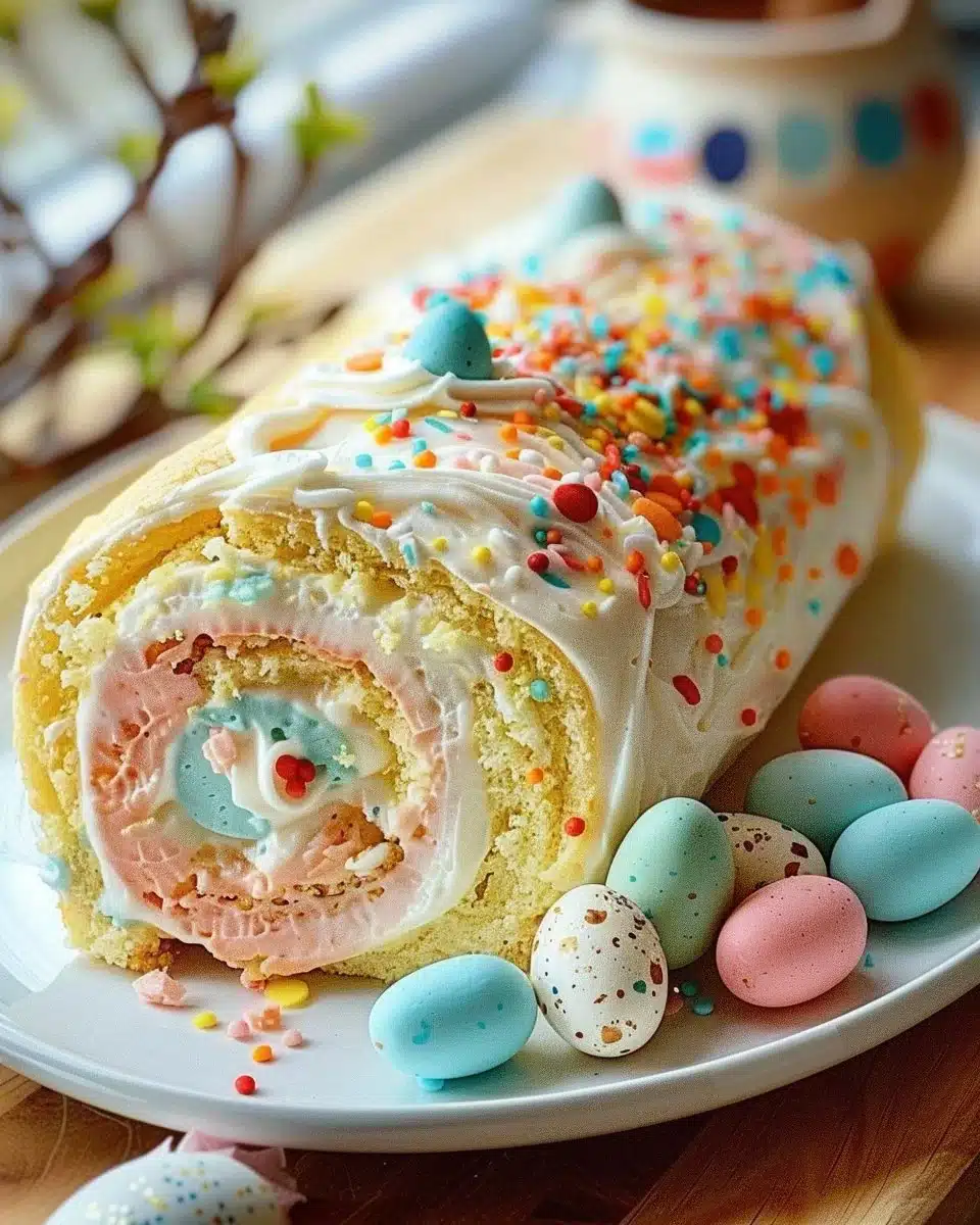 Rouleau de Gâteau de Pâques