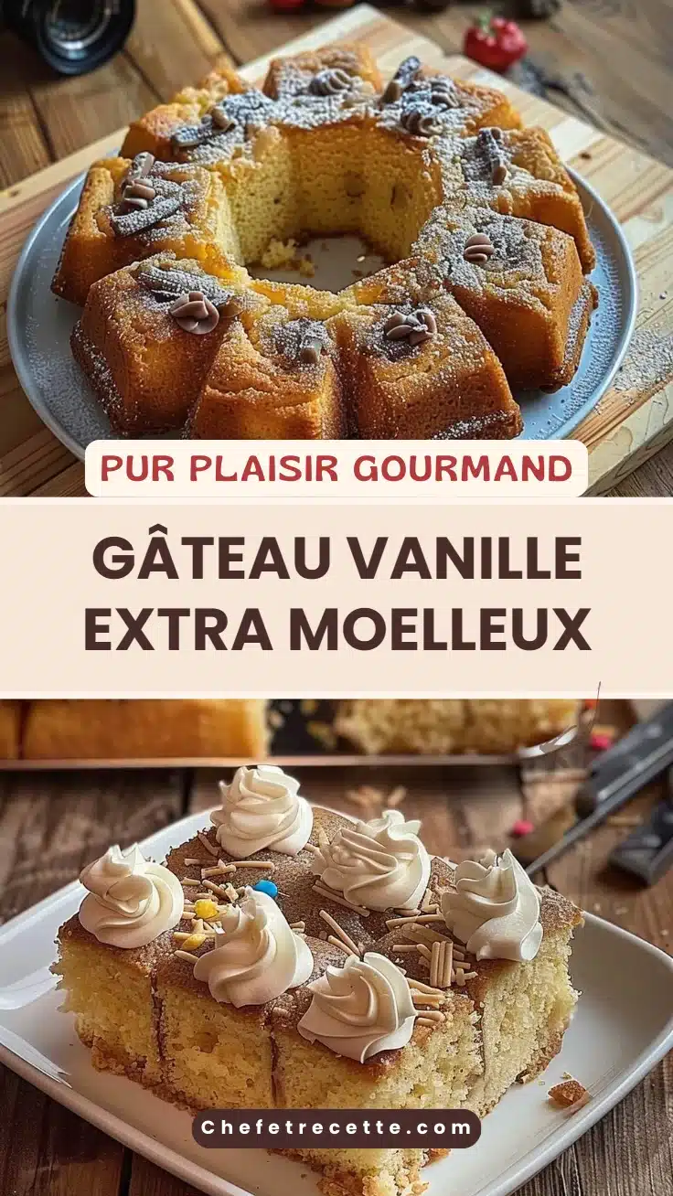 Gâteau vanille extra moelleux
