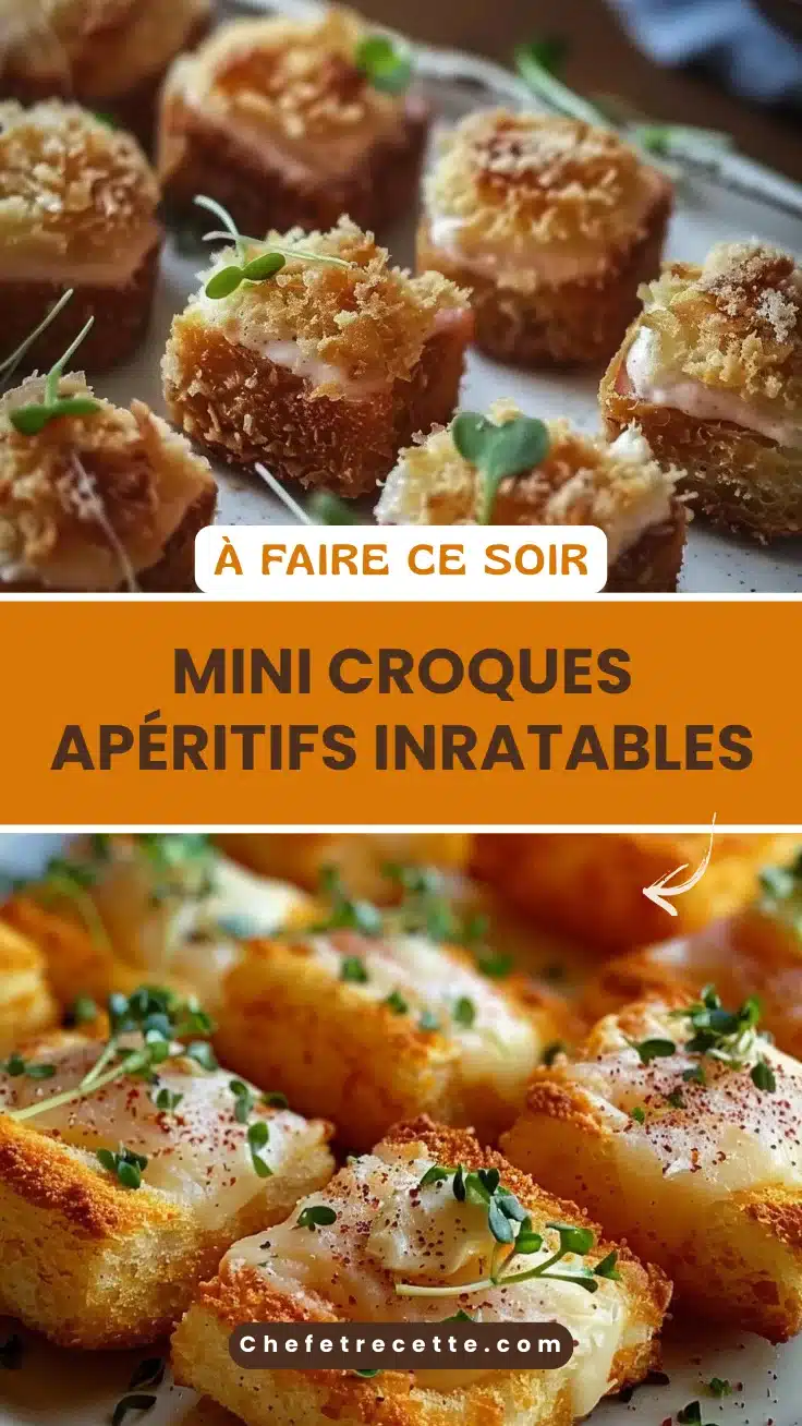 Mini croques apéritifs inratables