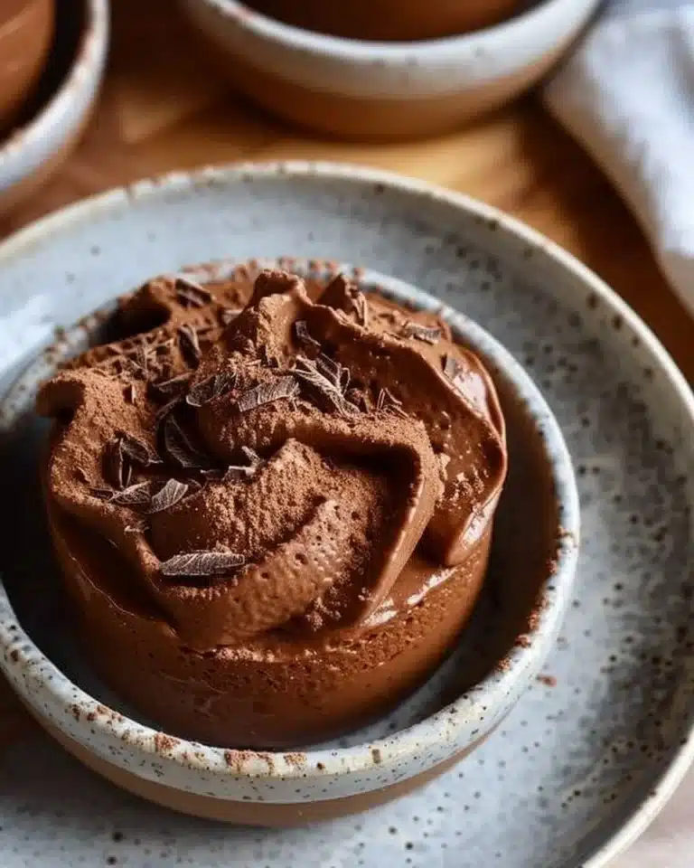 Recette de mousse au chocolat facile et délicieuse à préparer chez soi.