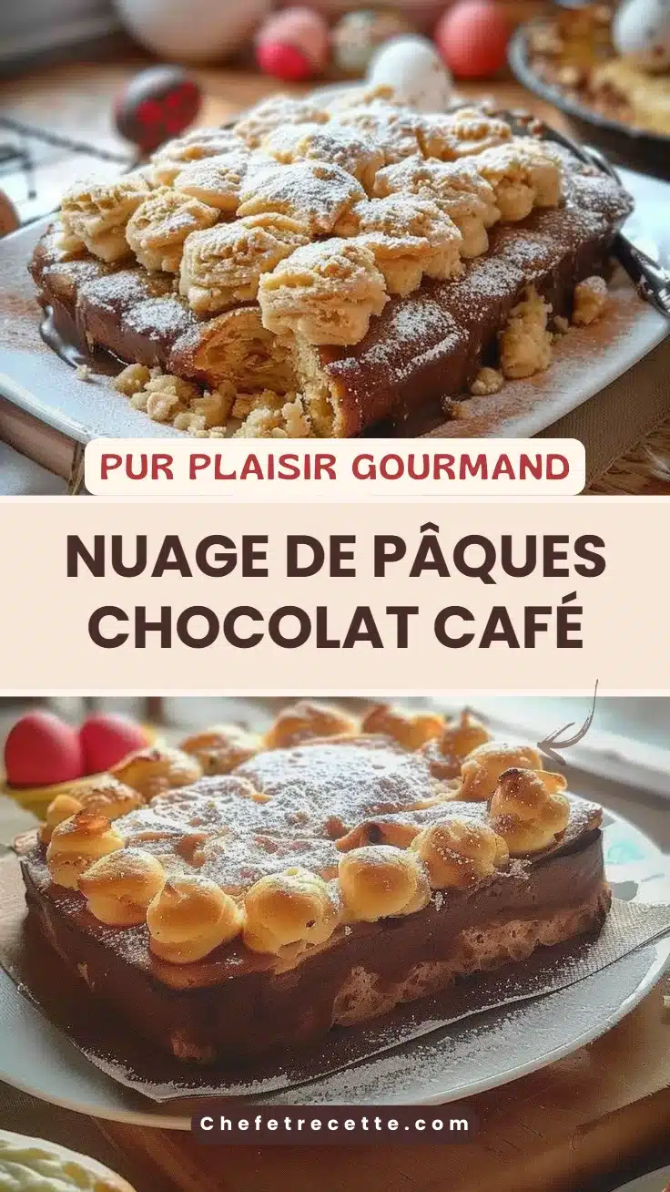 Nuage de Pâques chocolat café