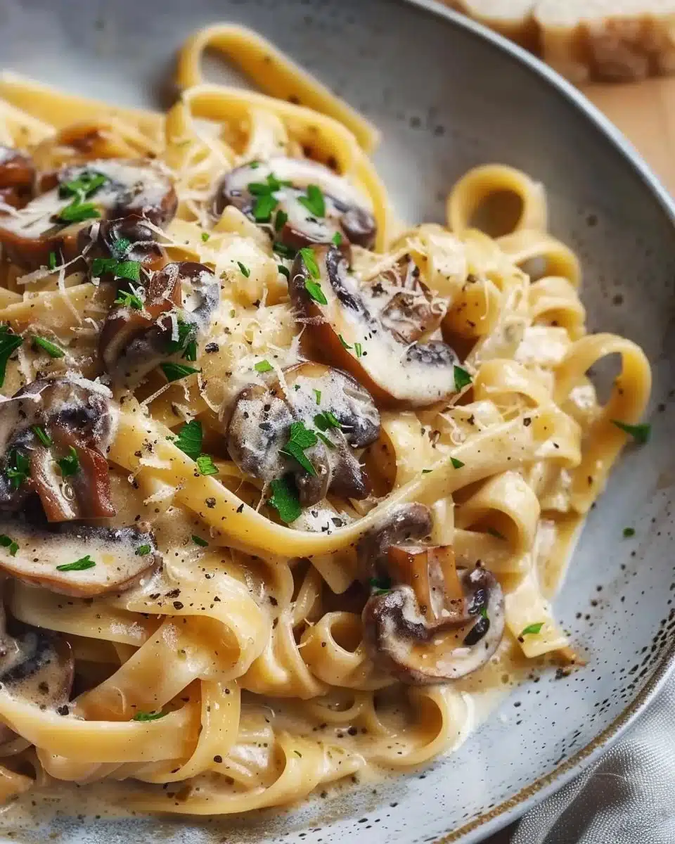 Pâtes aux Champignons