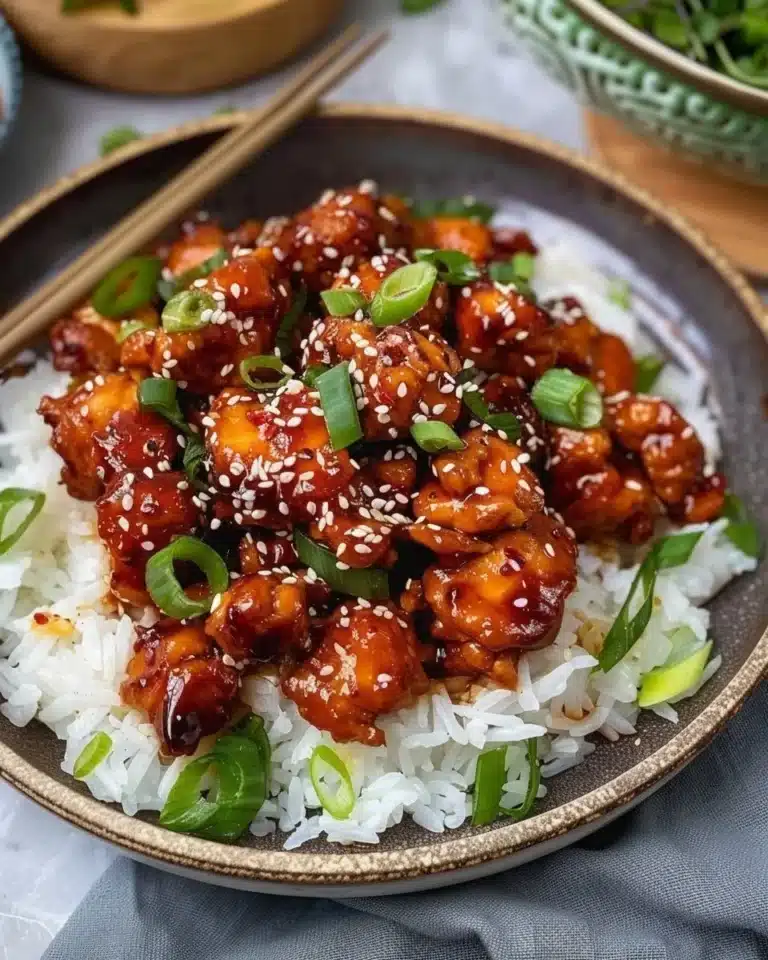 Recette de poulet coréen sain express avec légumes frais.