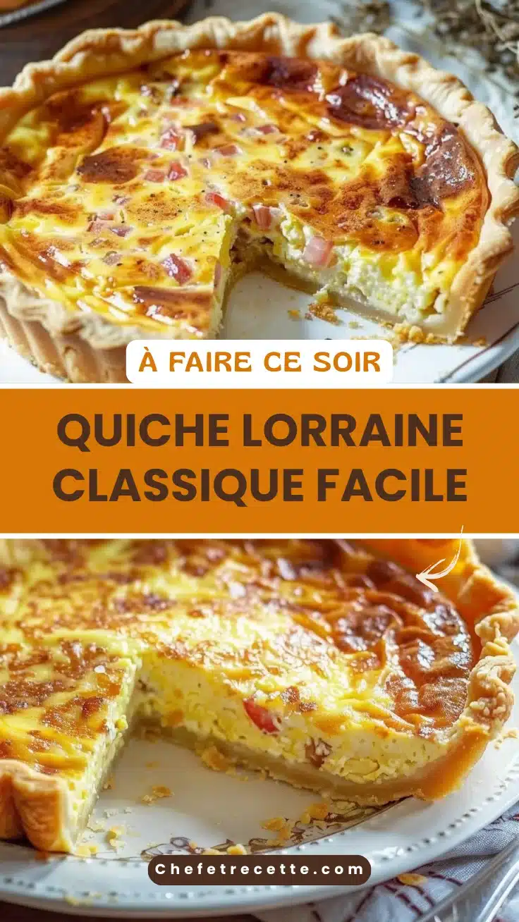 Quiche Lorraine classique facile