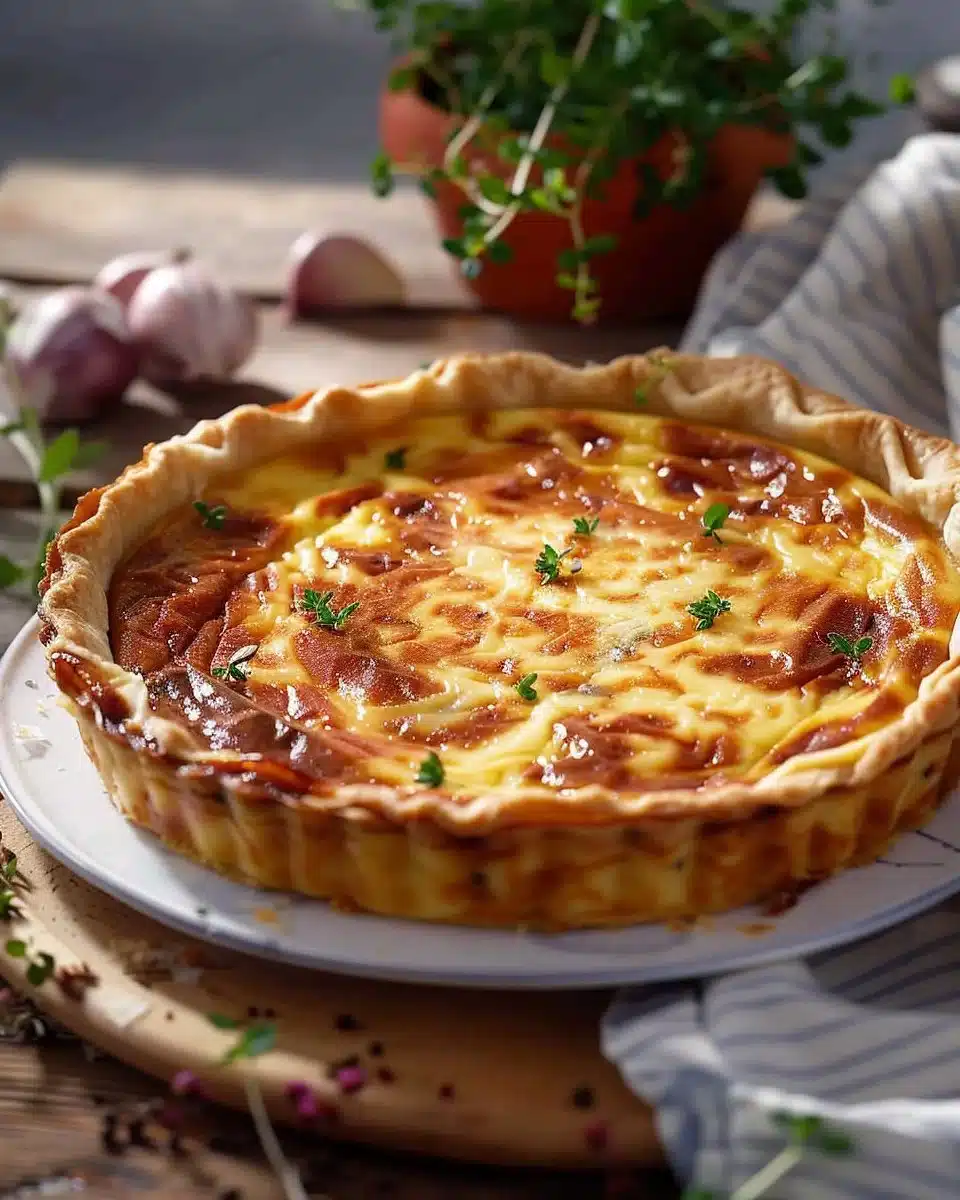 Recette de Quiche Lorraine sans pâte, délicieuse et facile à préparer