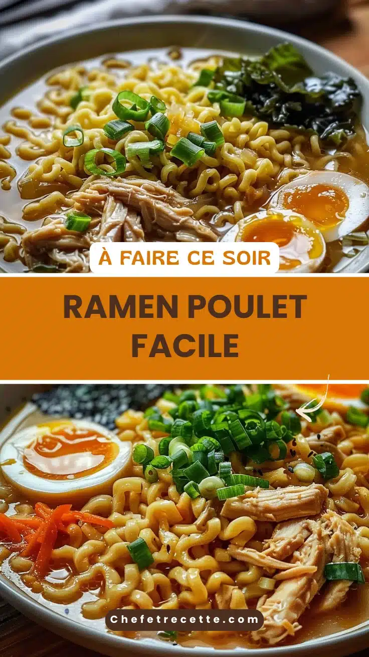 Ramen poulet facile