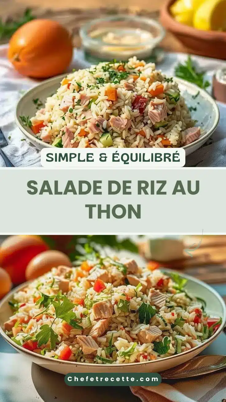 Salade de riz au thon