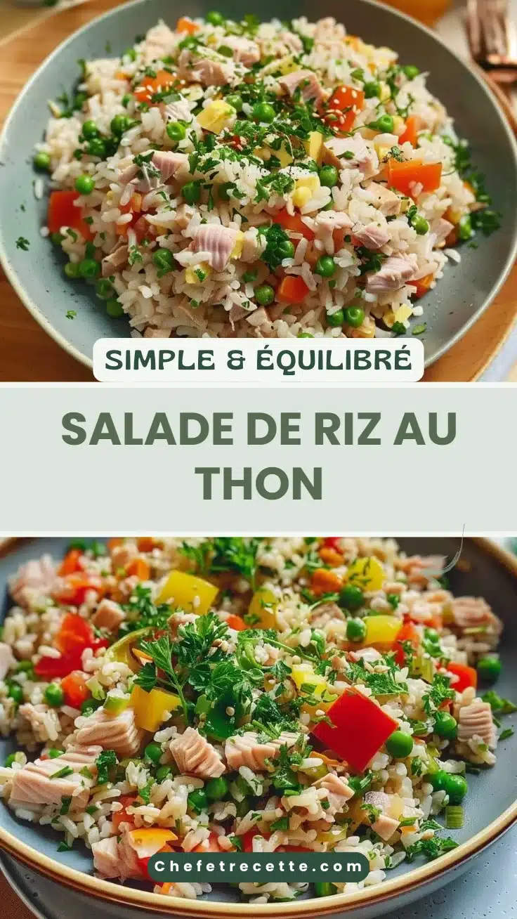Salade de riz au thon
