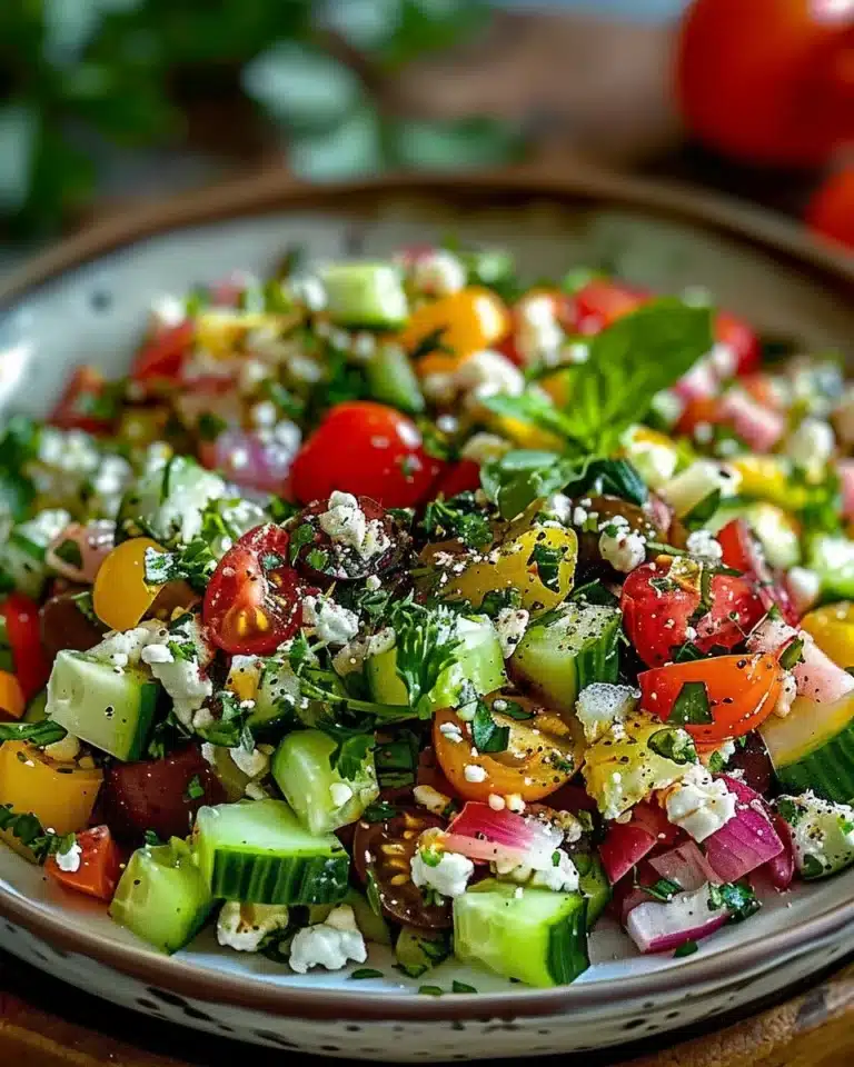 Recette de salade fraîcheur pour un ventre plat avec ingrédients frais et sains