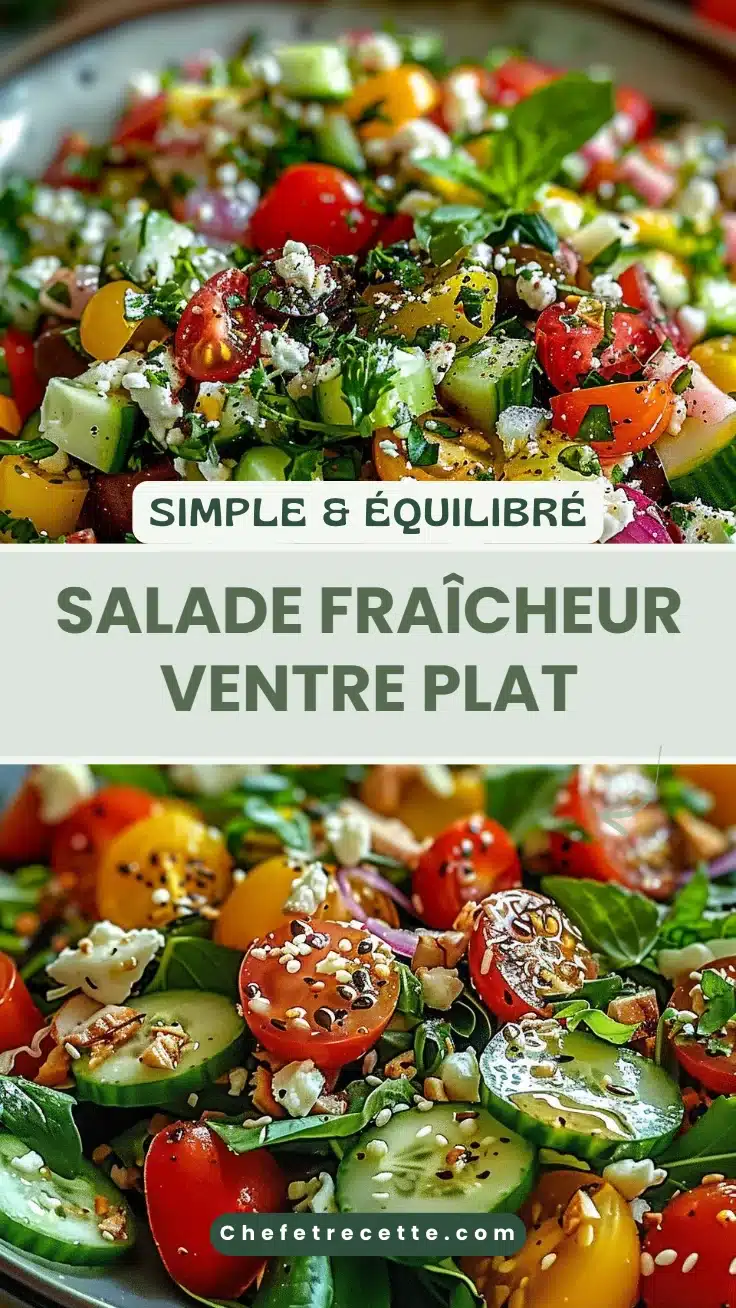Salade fraîcheur ventre plat