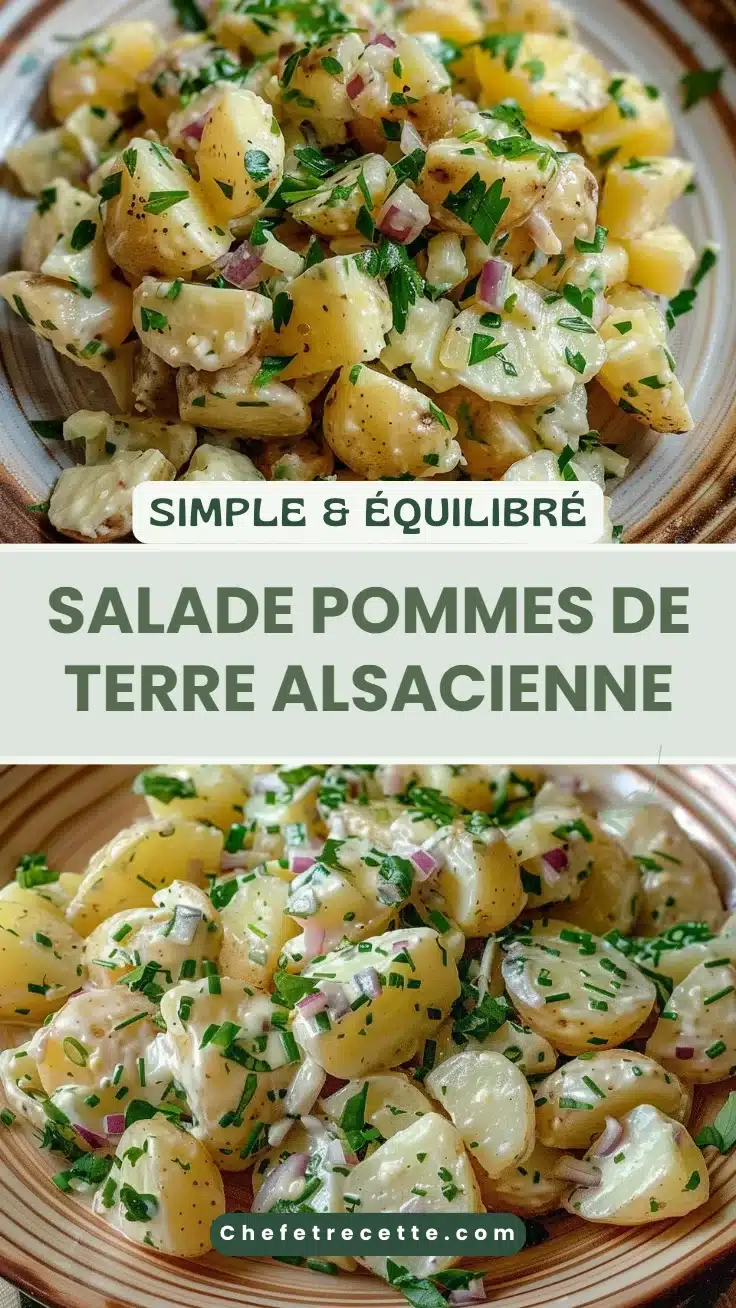 Salade pommes de terre alsacienne