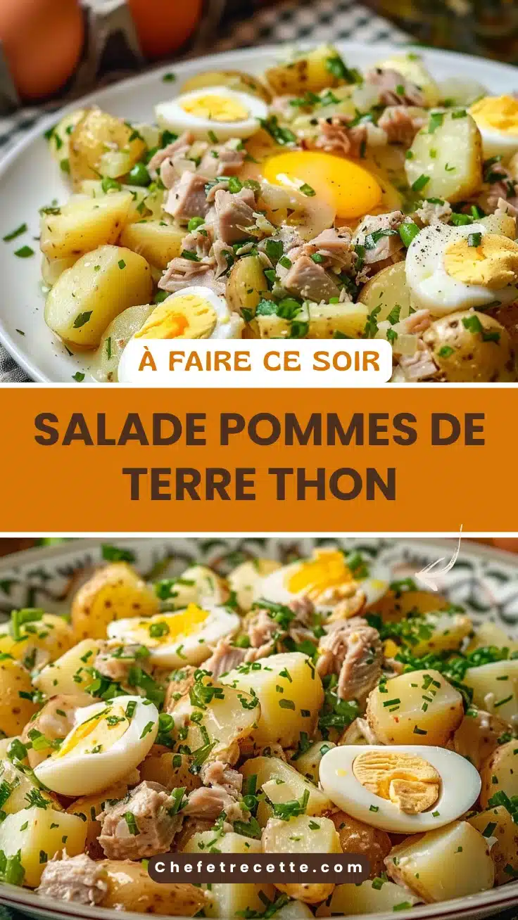 Salade pommes de terre thon