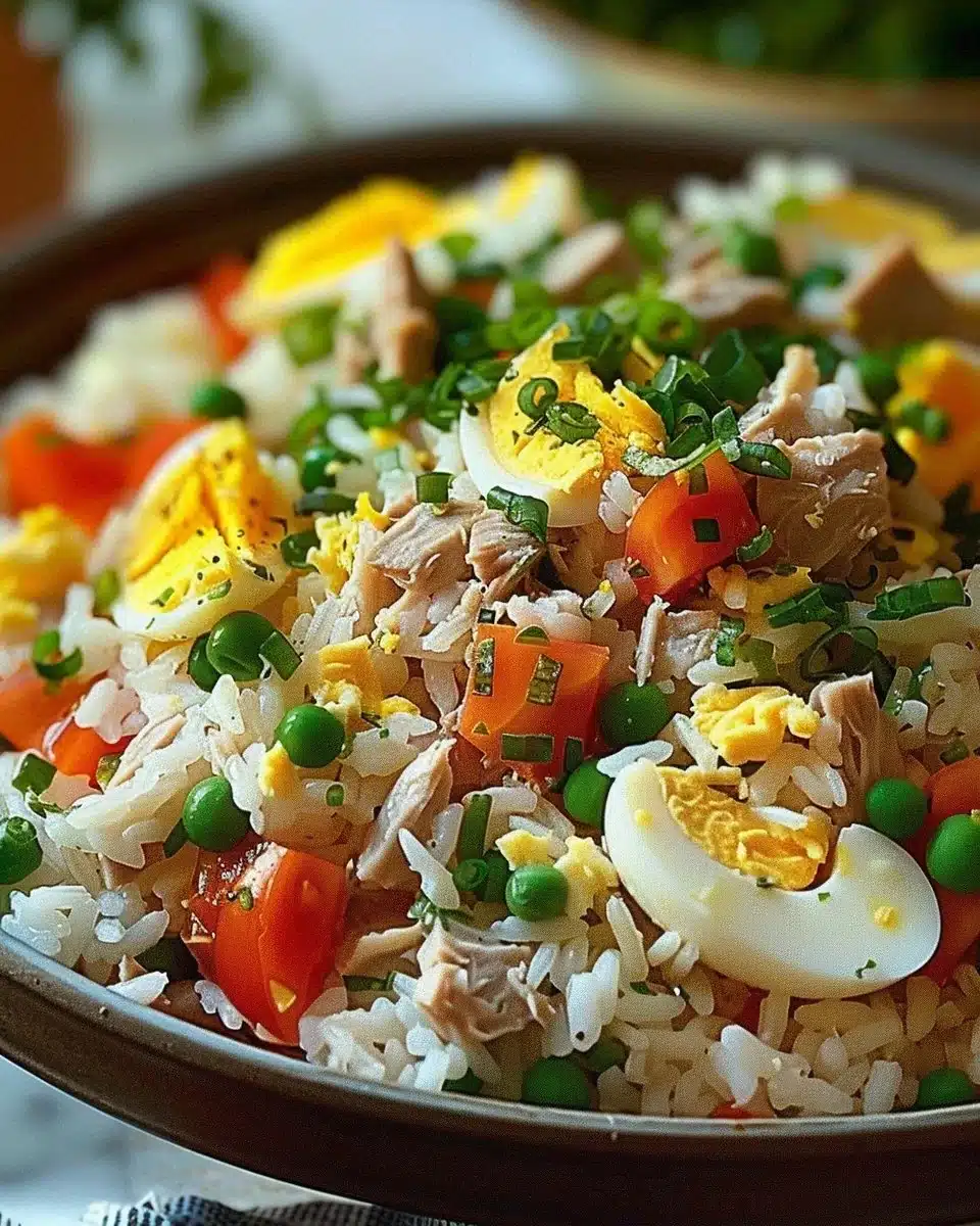 Salade Riz, Thon et Œufs : La Recette Été Équilibrée et Délicieuse