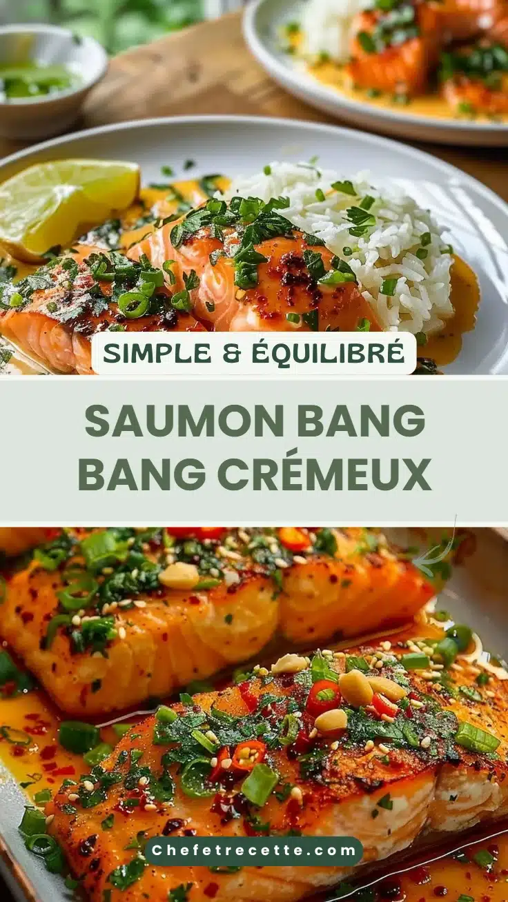 Saumon Bang Bang crémeux