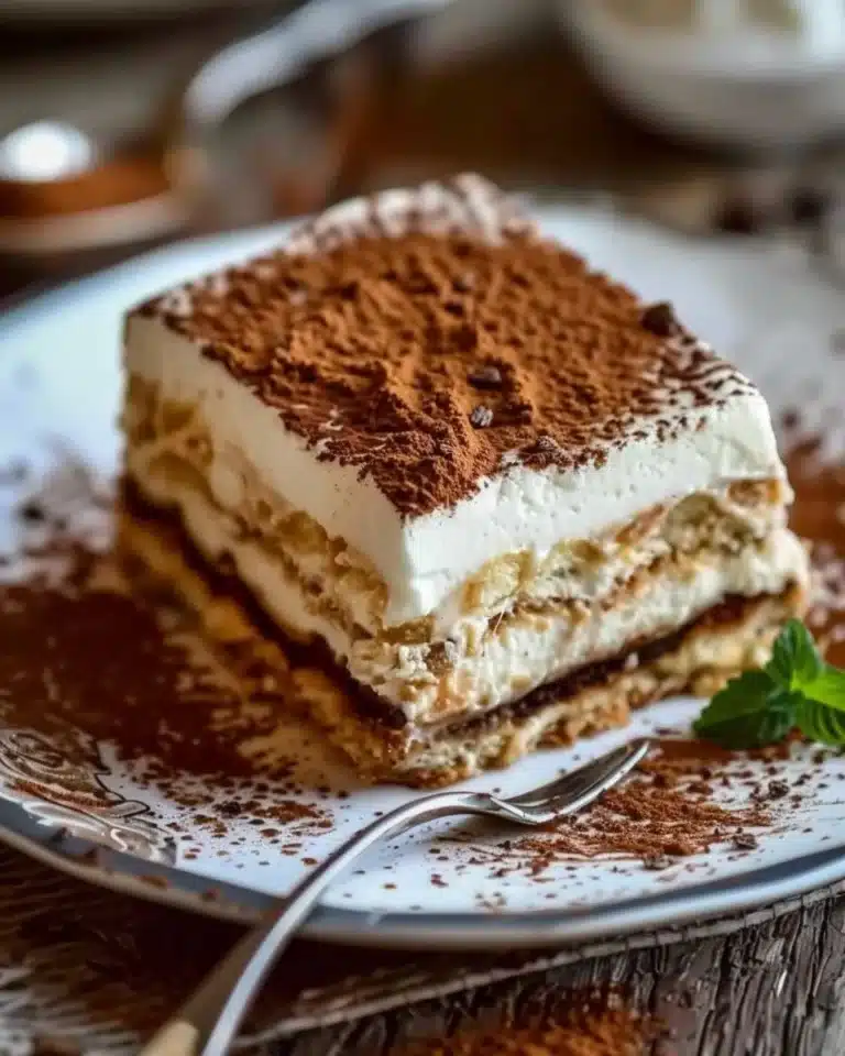 Recette de tiramisu mascarpone traditionnel comme en Italie