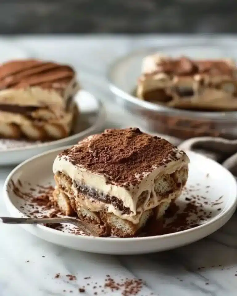 Tiramisu spéculoos ultra gourmand avec une texture crémeuse et croustillante