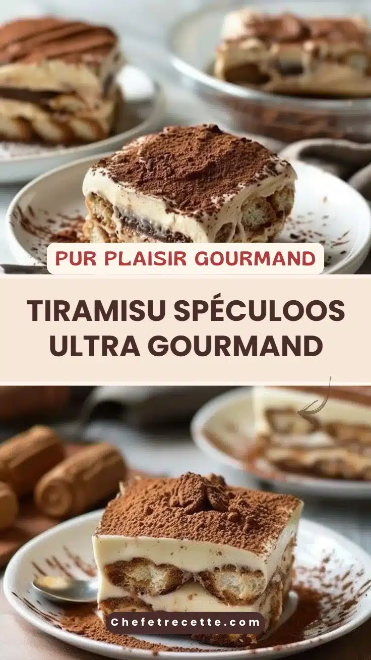 Tiramisu spéculoos ultra gourmand